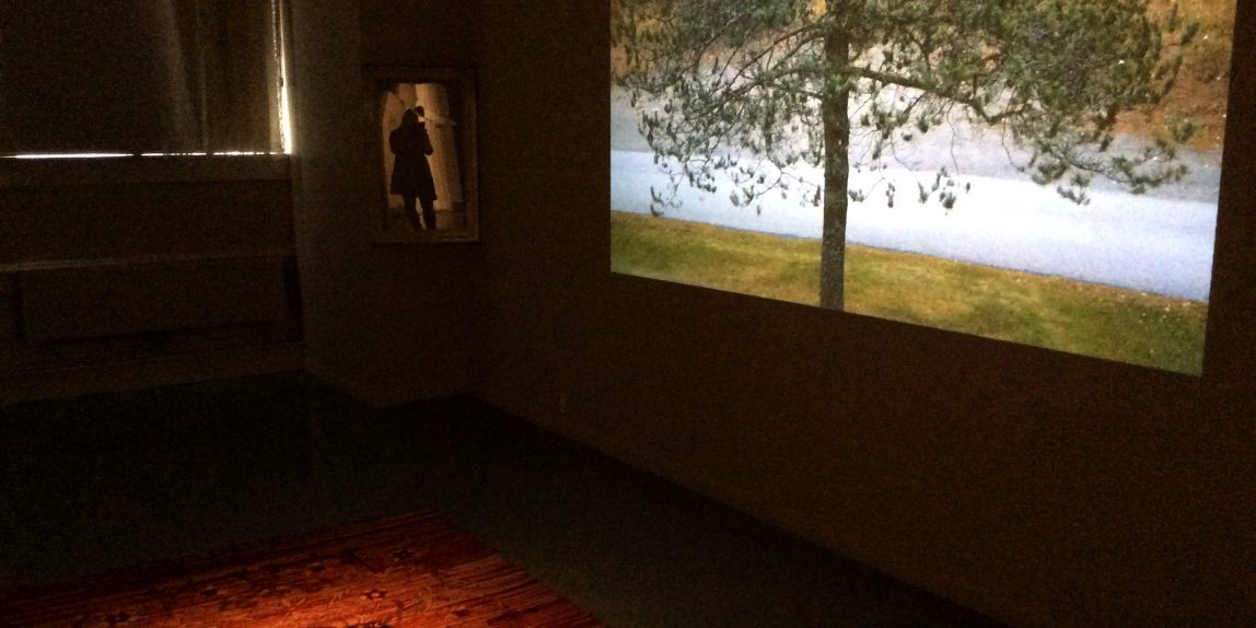 A camp is a Wall in a Forest installation at Østfold kunstsenter